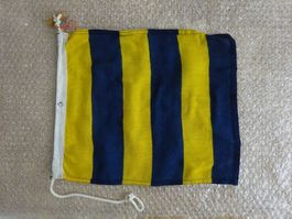 Signalflagge "G" Jacht / Vintage
