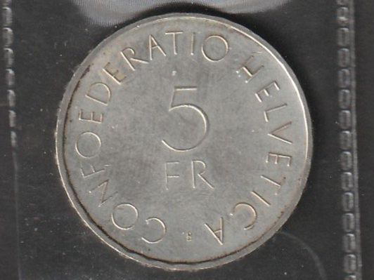 Tutti le monete: 5 Franken Rotes Kreuz 1963 – Usato da Rorschacherberg venduto da fratovi2 1