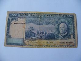 Angola 1000 Escudos 1970, P-98, (Serie Aaed) Top Zustand