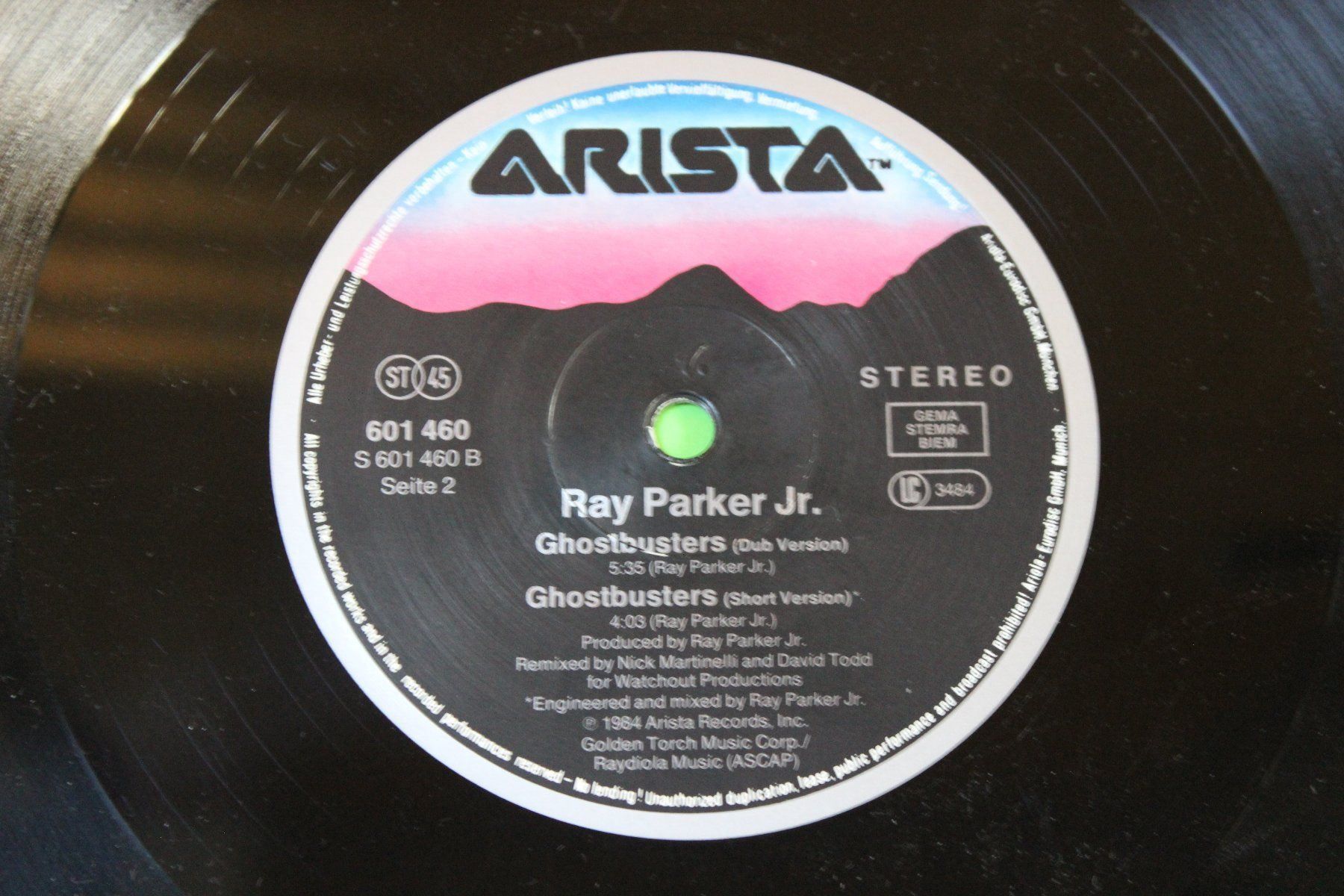 Vinyles: Ray Parker Jr. - Ghostbusters 12" Vinyl Maxi-Single – D'occasion à Tübach par JamesStone 6