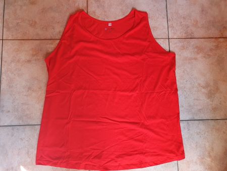 T-Shirt my basic (rot) in Übergrösse Gr. 56/58
