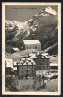 Wassen, Ortspartie im Schnee, Windgelle