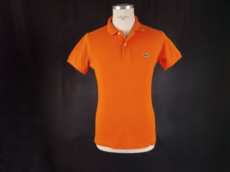 LACOSTE Polo Hemd orange Gr. 2