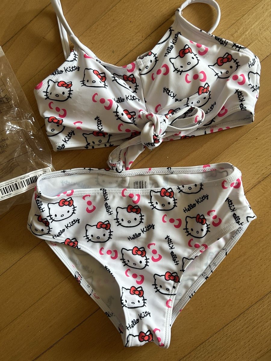 Costumi da bagno & Bikini: Hello Kitty Bikini, Gr. 130/Neu! – Nuovo e nell'imballaggio originale da Zürich venduto da kiwi1994