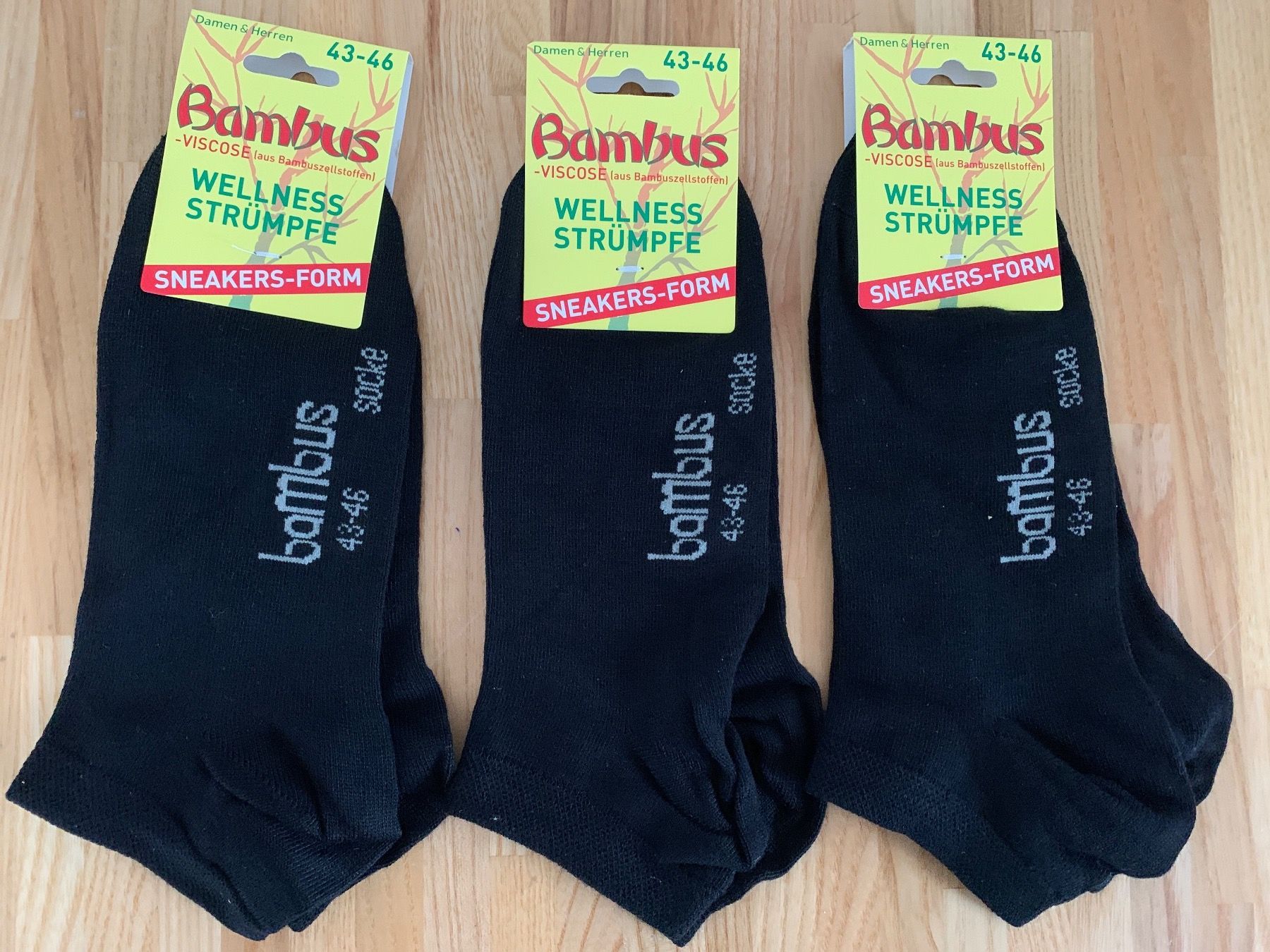 Socken Bambus Sniker 3er 43-46 (Neu und originalverpackt) in Wettingen fr  CHF 12  mit Lieferung auf Ricardo kaufen