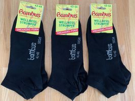 Socken Bambus Sniker 3er 43-46
