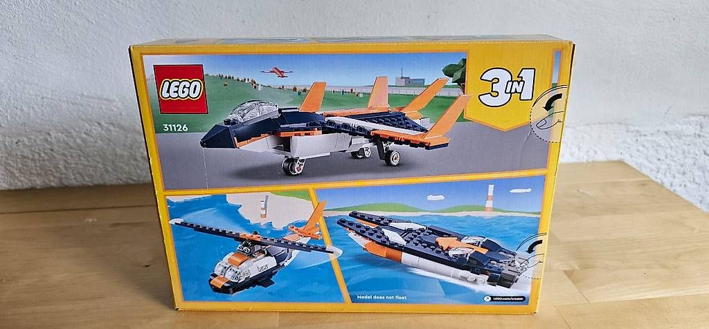 Lego Giocattoli: Lego® 31126 Creator 3 in 1 Überschalljet – Nuovo e nell'imballaggio originale da Schaan venduto da Klemmbausteine 1