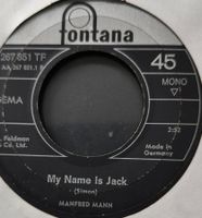 Vinyl-Single Manfred Mann - My Name Is Jack