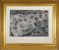 Fotografie-Aquarell: Bottom in circles