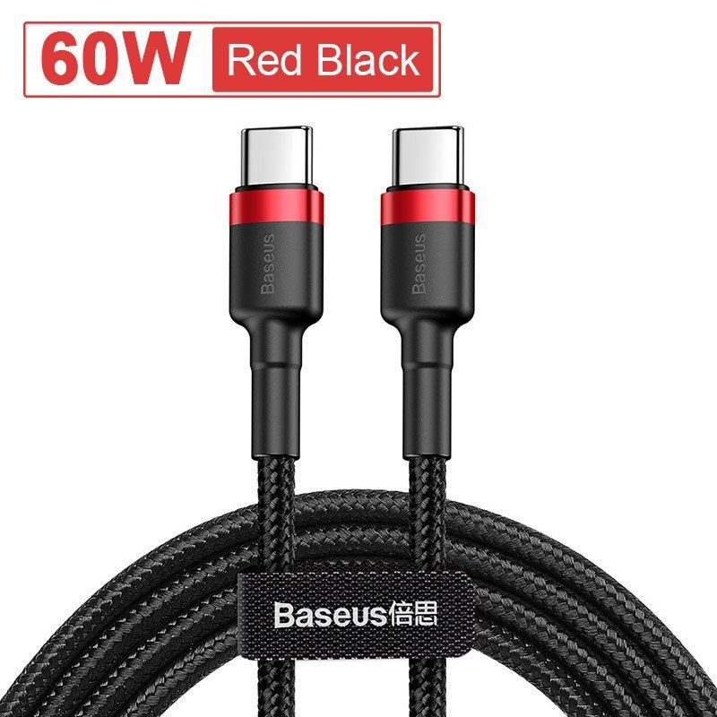 Cavi: Baseus Cafule Cable 100cm Type-C vers Type-C PD2.0 60W 3A – Nuovo e nell'imballaggio originale da Morges venduto da DigiAC