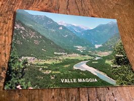 Alte Ansichtskarte Valle Maggia - Seltenes Sammlerstück!