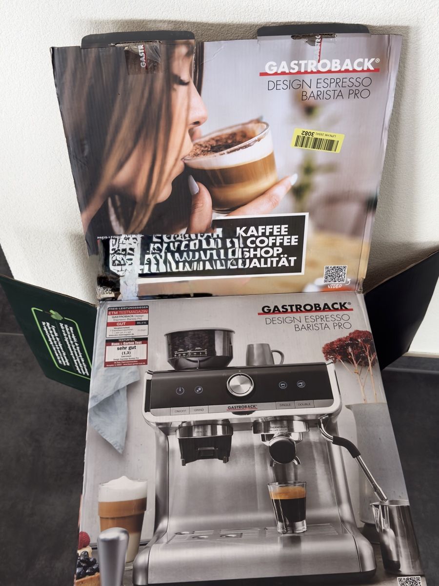 Macchine per caffè & Macchine per espresso: Gastroback Design Espresso Barista Pro / NEU – Nuovo e nell'imballaggio originale da Thierachern venduto da phipens 8