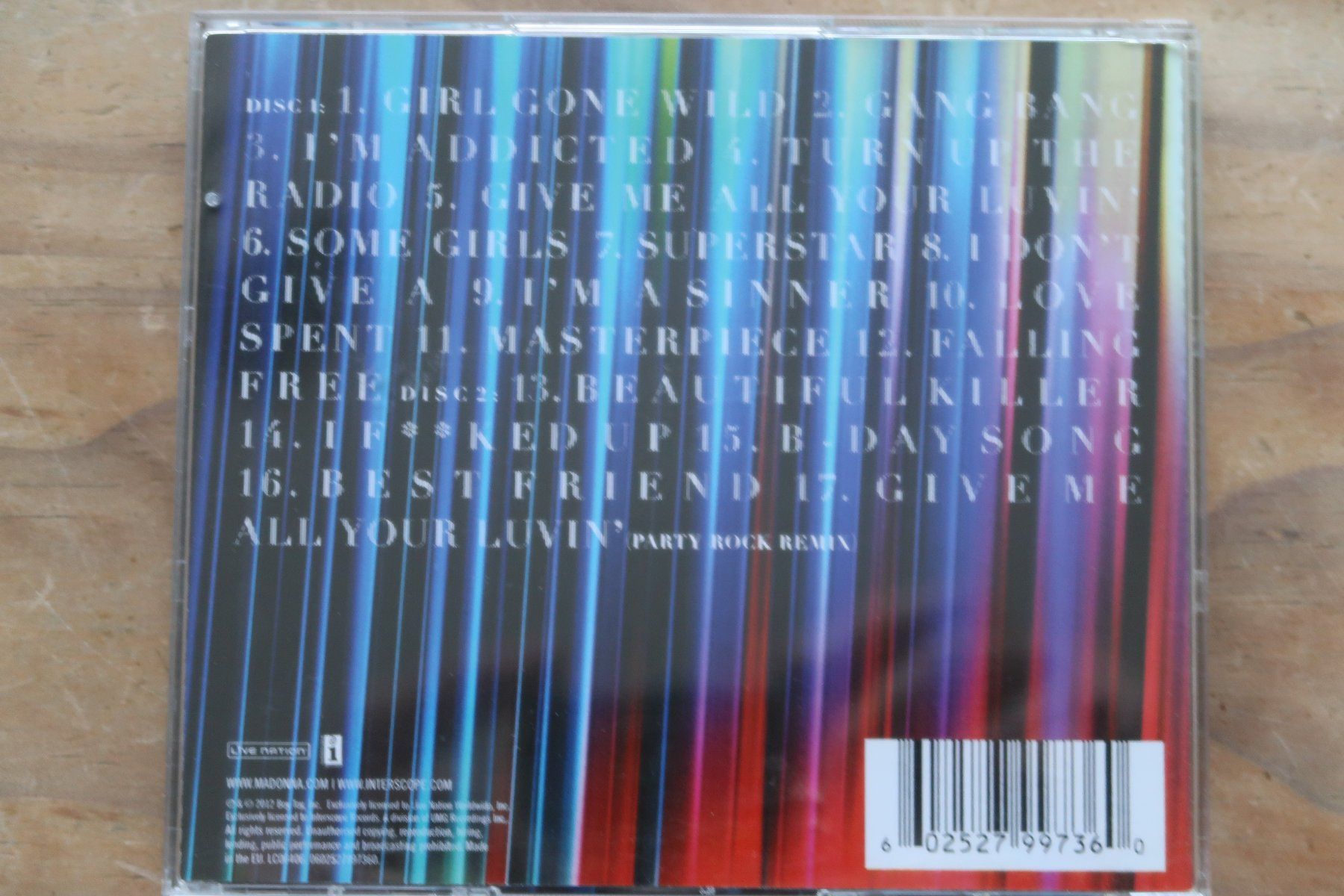 CD: MADONNA - MDNA - DELUXE EDITION - 2x CD – Usato da Basel venduto da Patiscat 1