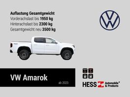 Auflastung Gesamtgewicht 3500 kg für VW Amarok ab 2023