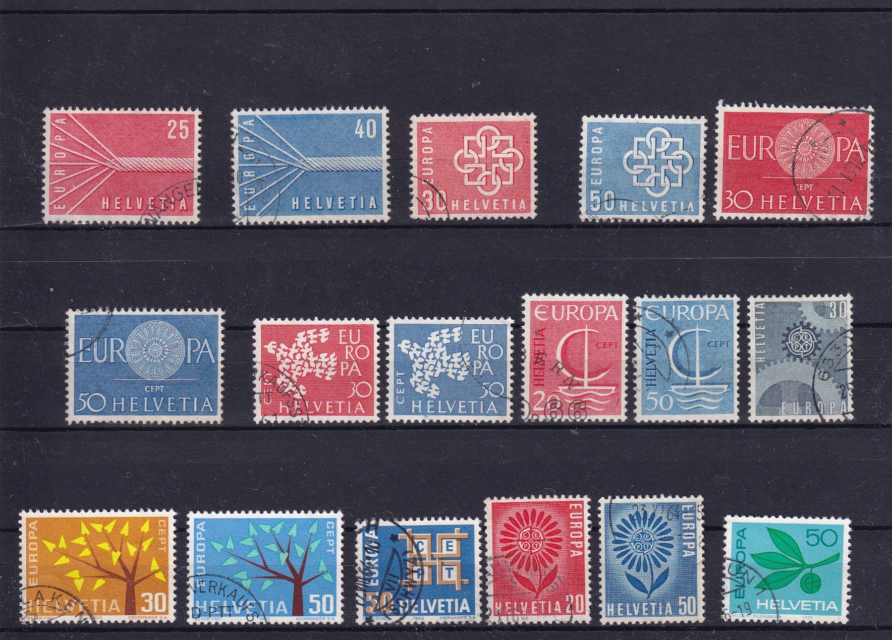 Alle Briefmarken: Frei- und Werbemarken – Gebraucht aus Birsfelden von chr_yq2g