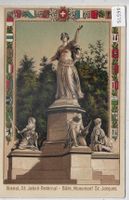 Basel - St. Jakob-Denkmal - Präge-Litho