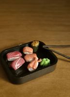 Bento-Box mit Sushi für Puppenhaus/Puppenstube 