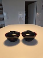 Japanische Suppenschalen mit Deckel 12cm 2er Set