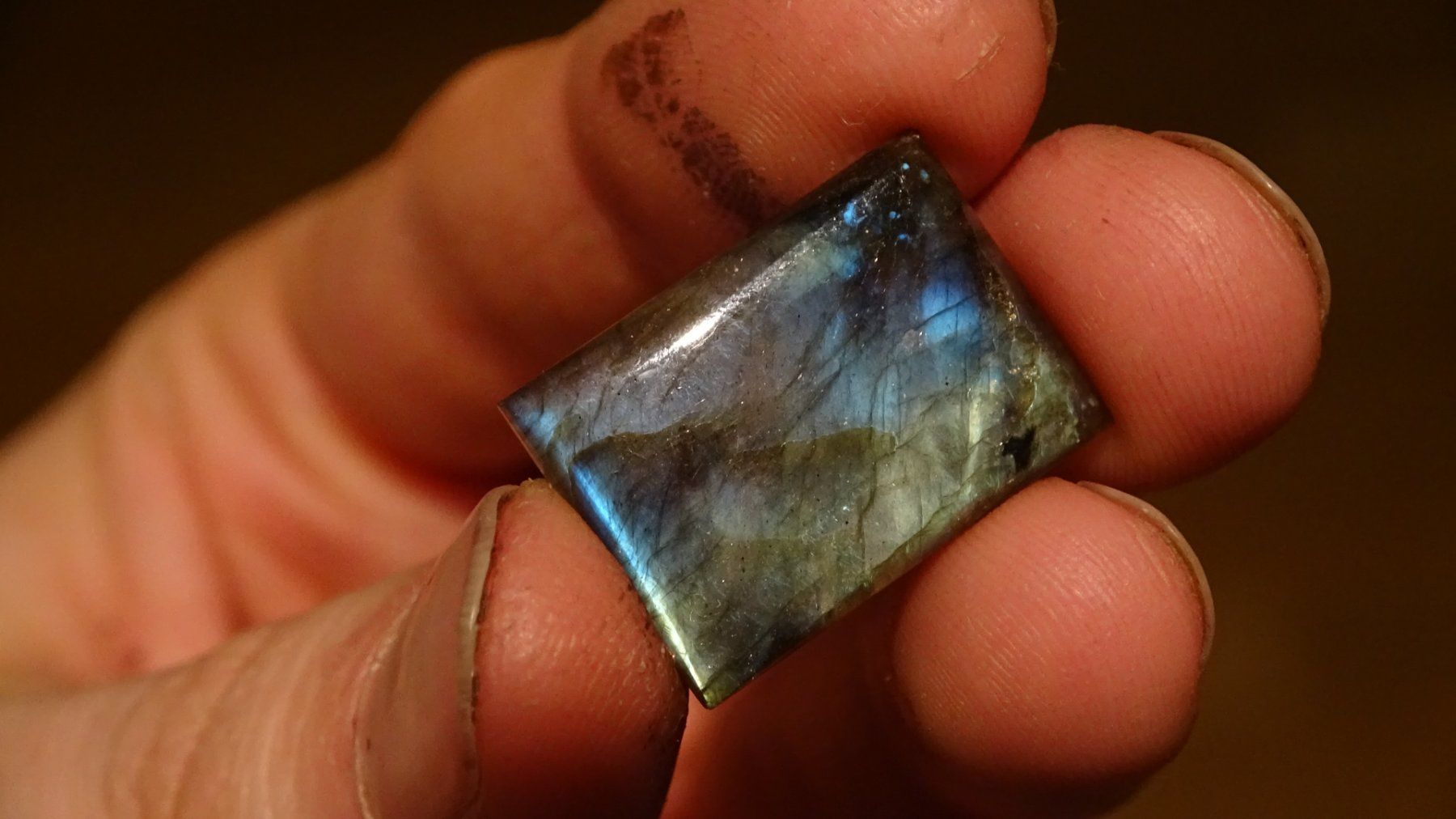 Pietre preziose: 17 ct Labradorite - 22 x 16 x 4.5 – Nuovo (secondo la descrizione) da Bévilard venduto da Yougems 3