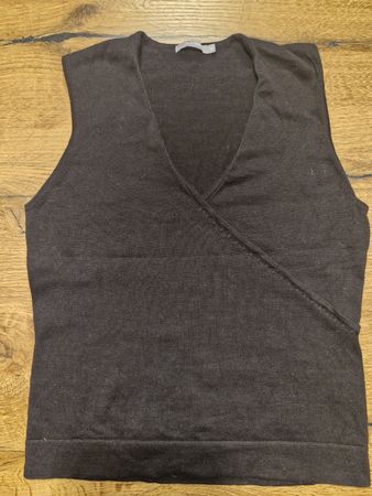 Pullunder Basic Top, Grösse 38, Schwarz, Baumwolle, Neuwerti