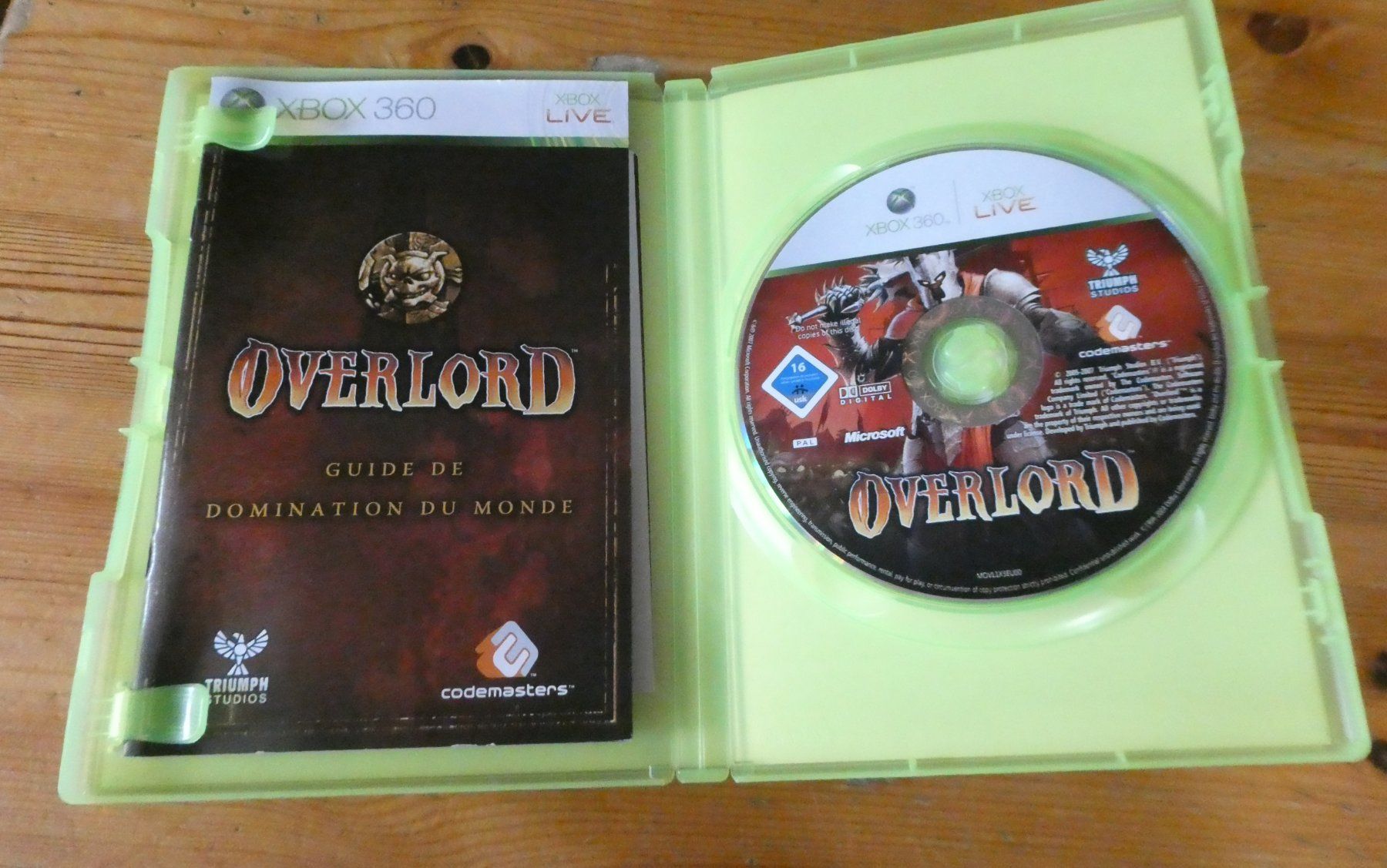 Giochi: Jeu Xbox 360 "Overlord"  FR, – Usato da Troistorrents venduto da Marion70 1