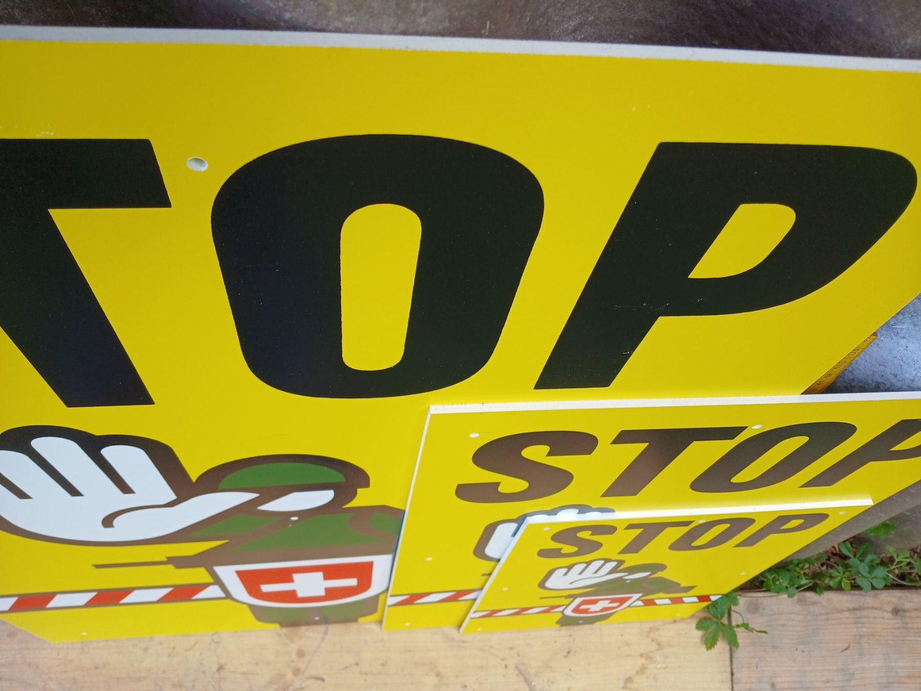 Schweizer Armee Insegne: Armee STOP  Schilder 3er Set – Nuovo (secondo la descrizione) da Bilten venduto da Archiv55 2