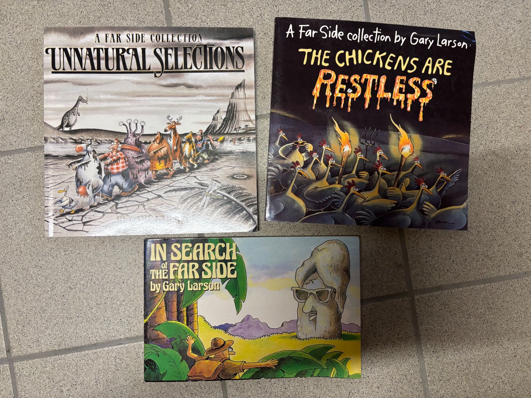 Fumetti: Gary Larson, 3 Bücher Englisch – Usato da Glis venduto da Lisal
