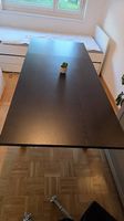 IKEA Bjursta Ausziehtisch Schwarz 