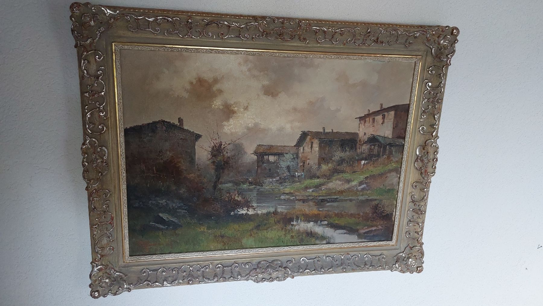 Gemälde: Ölgemälde Il lambro campagna milanese – Gebraucht aus Himmelried von Neugrund1