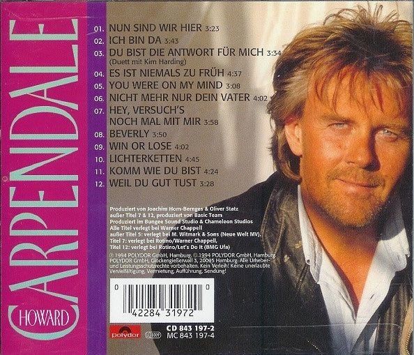 CDs: HOWARD CARPENDALE (CD) Ich bin da! – Gebraucht aus Zürich von Tarafo5 1
