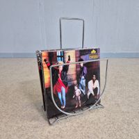 Chrom Magazin Rack Plattenlager Zeitschriften Ständer