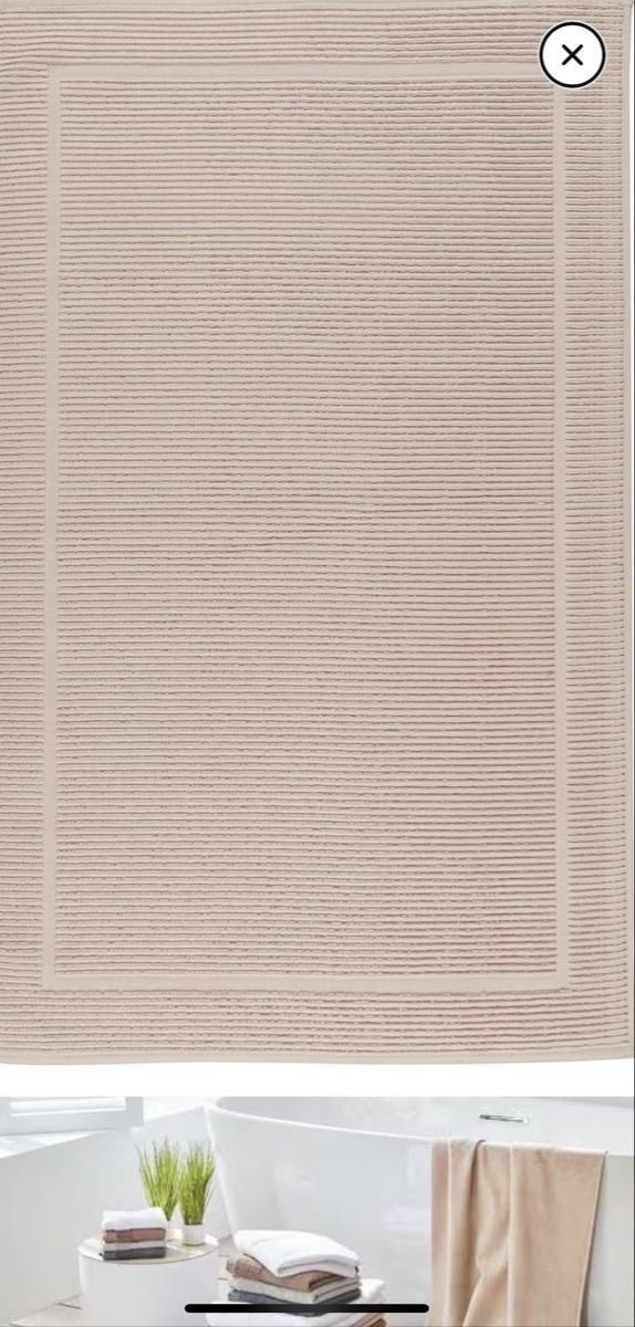 Bodenmatten: Badematte Bio 100% Baumwolle 70x120 cm – Neu (gemäss Beschreibung) aus Sevelen von Stopglobal.