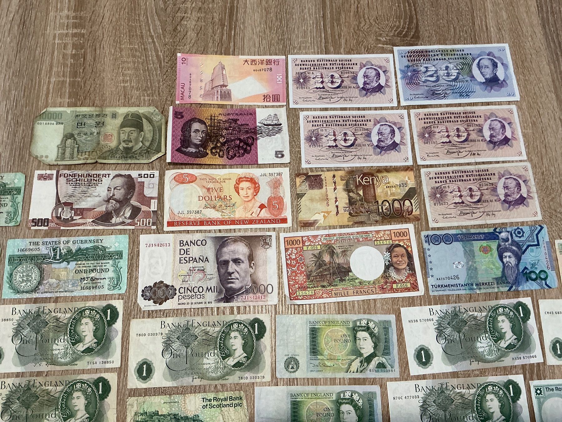 Banconote: Lot hohe Werte, CH plus diverse UK Pfund – Usato da Dietikon venduto da Numi2000 3