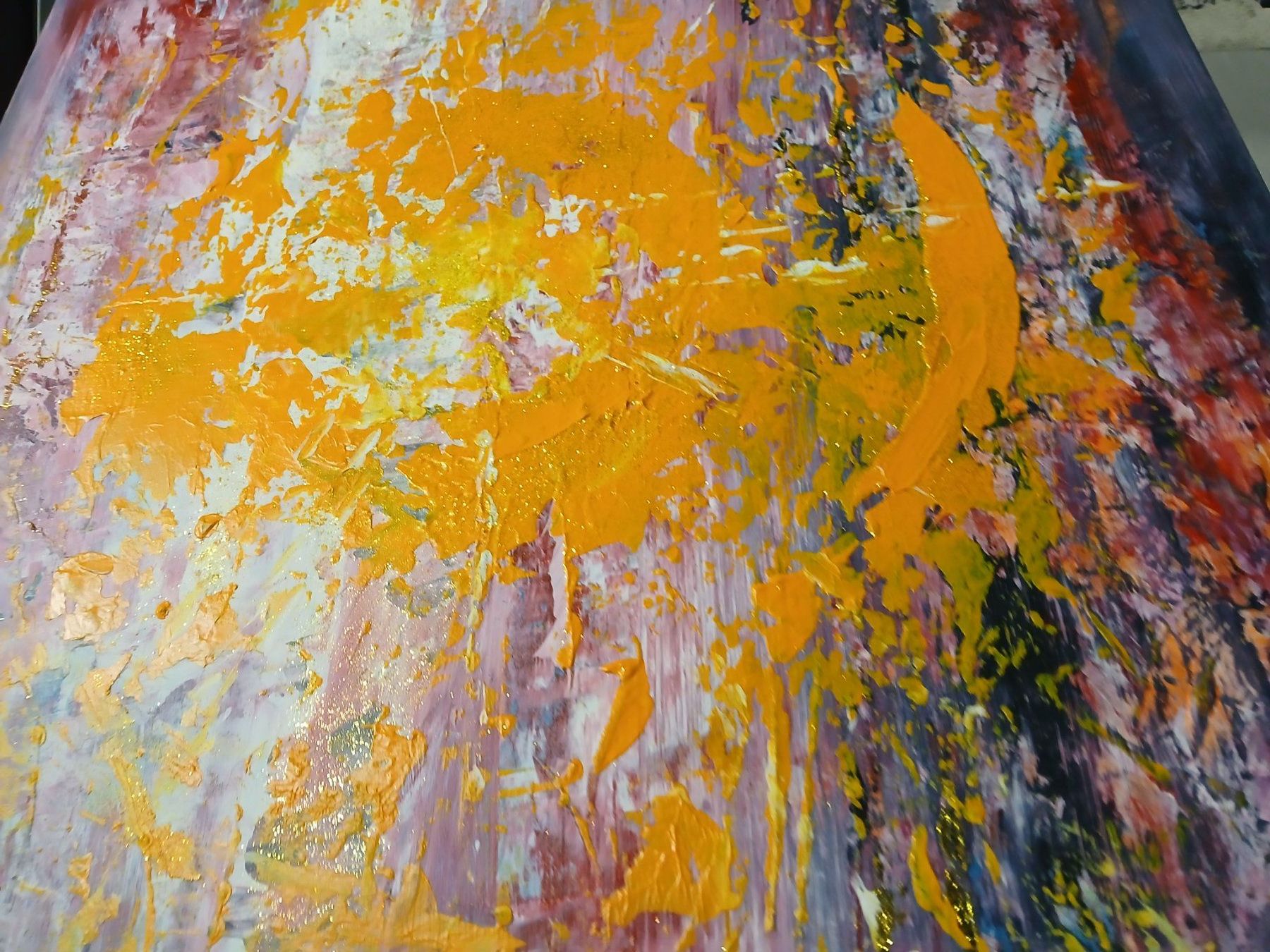 Dipinti: Originalgemälde mit Glitzer auf Leinwand 50x70 cm – Nuovo e nell'imballaggio originale da Beinwil am See venduto da Superchance 2