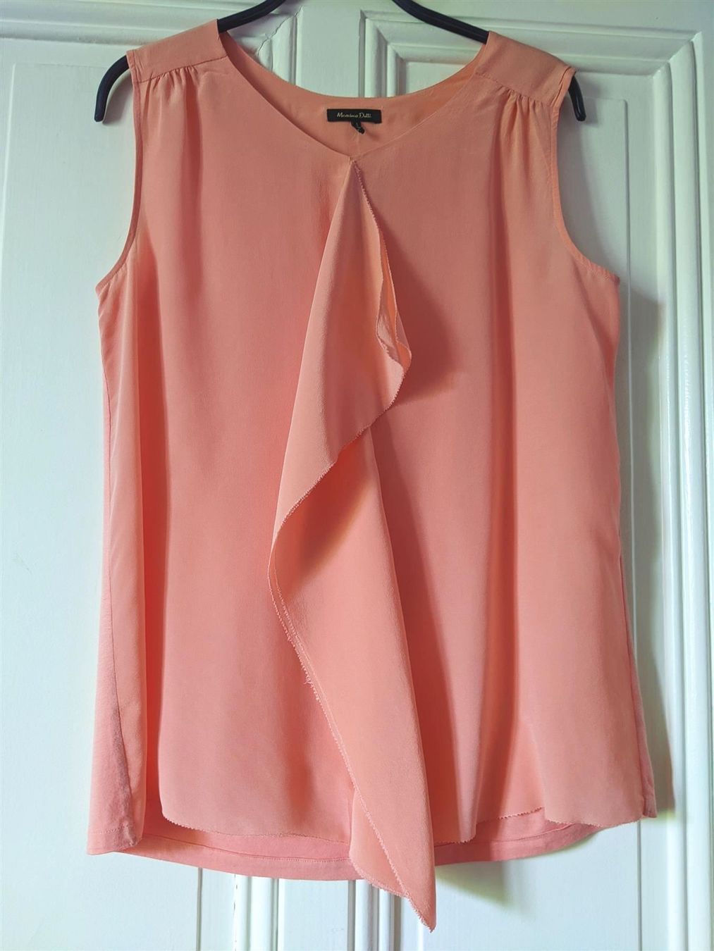 Massimo Dutti Tops: MASSIMO DUTTI : Elégant top saumon, devant en soie M – Neu (gemäss Beschreibung) aus Petit-Lancy von lilycerise