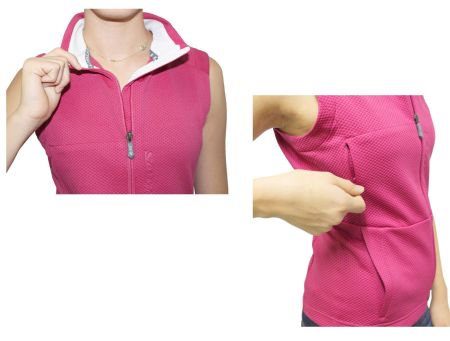 Salomon Damen Gilet Weste Sport(Golf,Velo) Strech/Pink/Gr.40