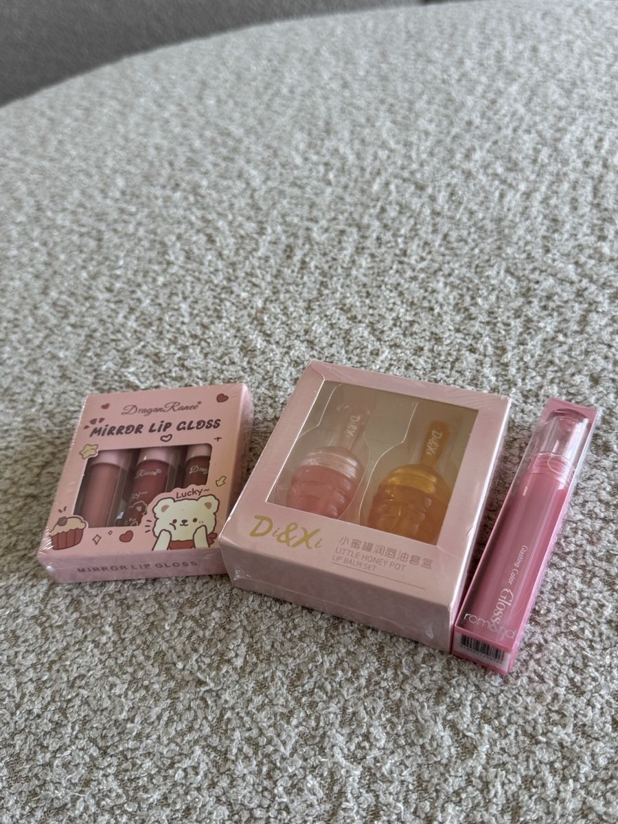 Make-up: Neue Lipgloss Sets: Dragon Ranee, D&X, Rom&nd Gloss – Nuovo e nell'imballaggio originale da Häfelfingen venduto da Lukhelfinger