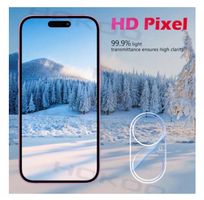 iPhone 17 Protections caméra en verre trempé 3D 9H HD
