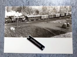 Dampfzug am Gotthard bei Wassen - 1957 - Foto