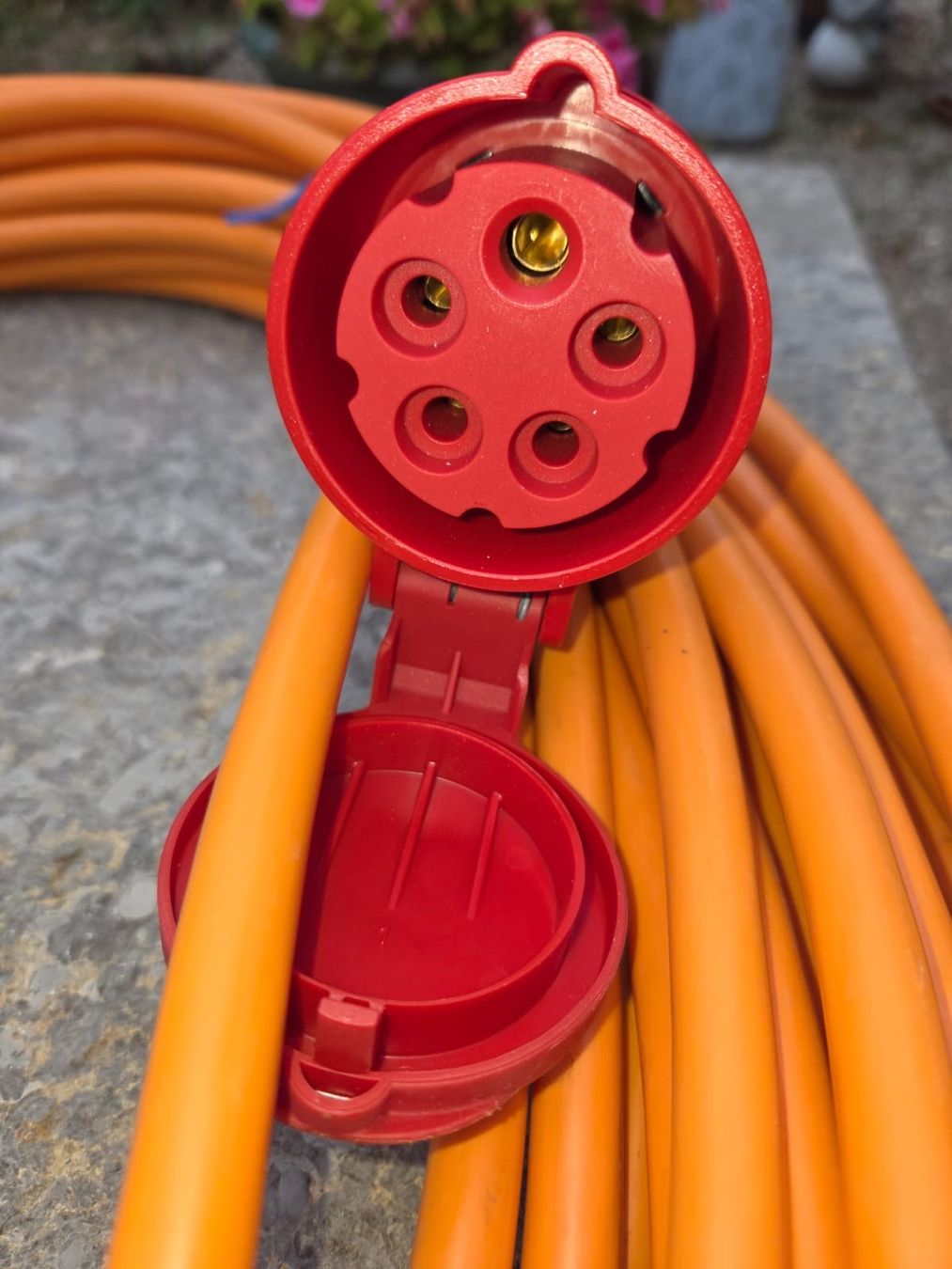 Cavi: CEE Starkstromkabel orange 16A 5-polig gebraucht – Nuovo (secondo la descrizione) da Basel venduto da mik_tm6m 3