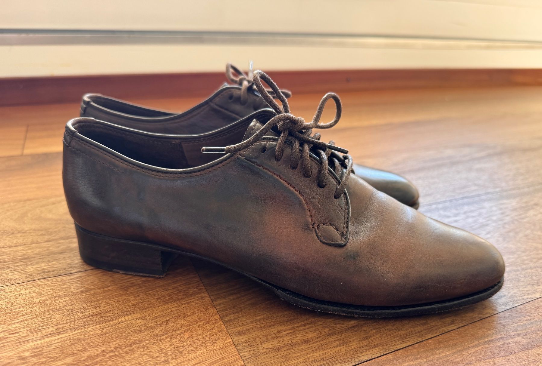 Scarpe da donna: Brauner Lederhalbschuh von Sassetti – Usato da Meilen venduto da ssp2023 3