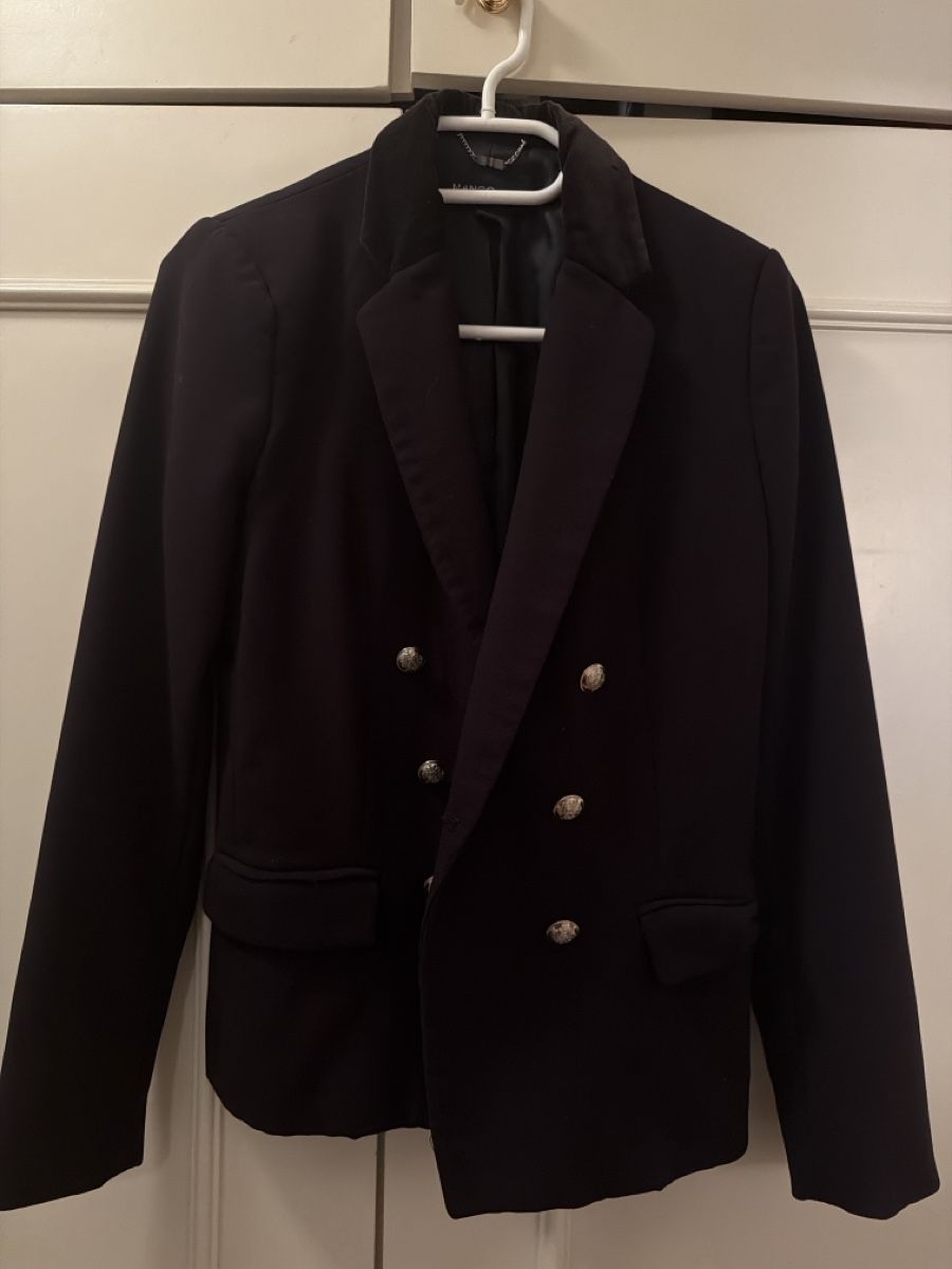 Mango Giacche: Blazer Mango noir avec col velours  – Usato da Lausanne venduto da Pascal9999