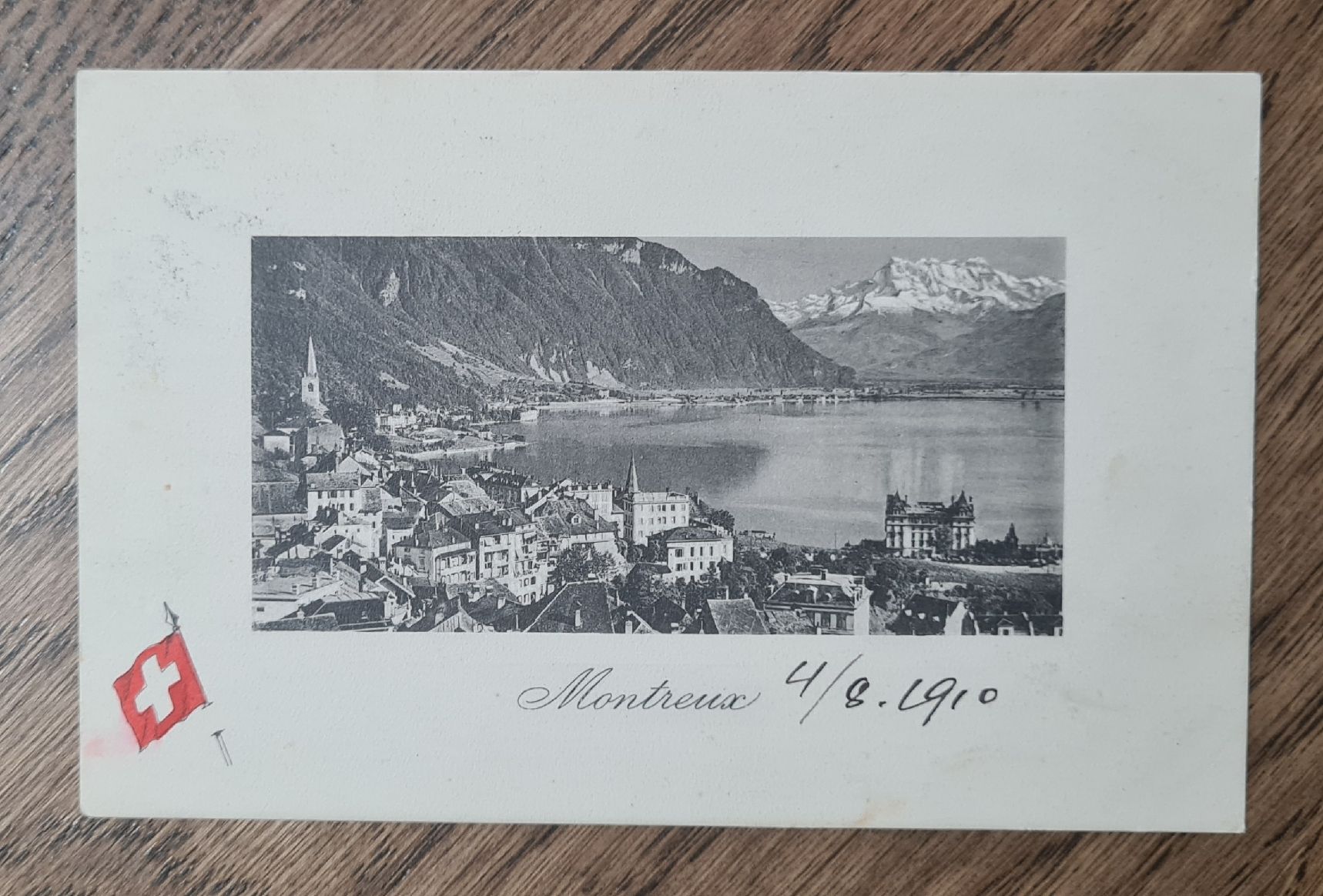 Cartoline postali: Montreux 1910, Ansichtskarte – Usato da Ebikon venduto da Donar50