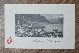 Montreux 1910, Ansichtskarte