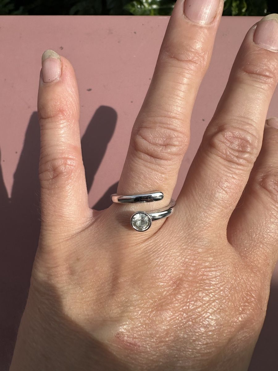 Swarovski Anelli: Swarovski Ring 2teilug – Usato da Niederrohrdorf venduto da Sharna 2