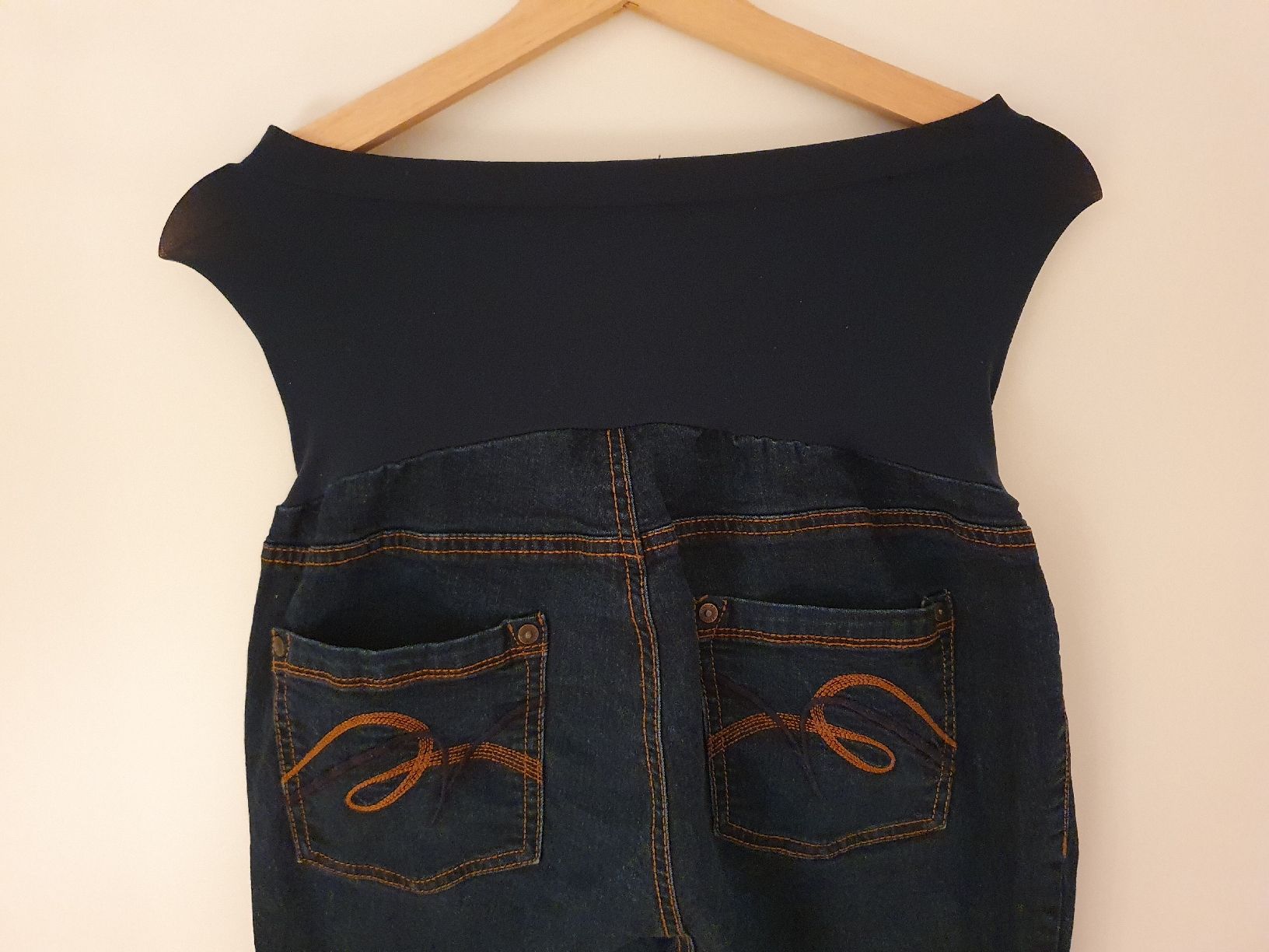Jeans: Umstandsjeans Indigo Blue Gr. L – Usato da Einigen venduto da thundermother 3