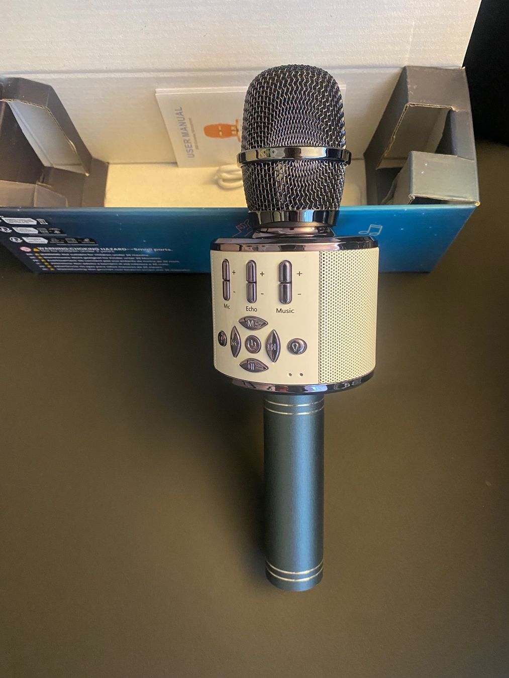 Strumenti musicali: **NEU** BONAOK Multifunction Microphone - Blau – Nuovo e nell'imballaggio originale da Rafz venduto da DOMBEC