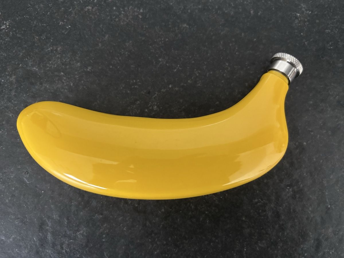 Altro: Flachmann Bananenform, neu und ungebraucht  – Nuovo (secondo la descrizione) da Termen venduto da rowi13