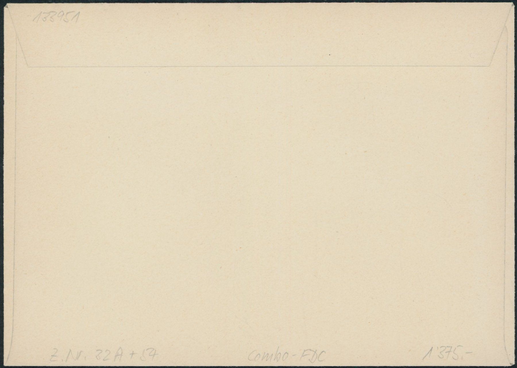 Tutti i francobolli: 1951  Lunaba - Blockauschnitt - Ersttagsbrief ET • Combo FDC – Usato da Schindellegi venduto da leecollect 1