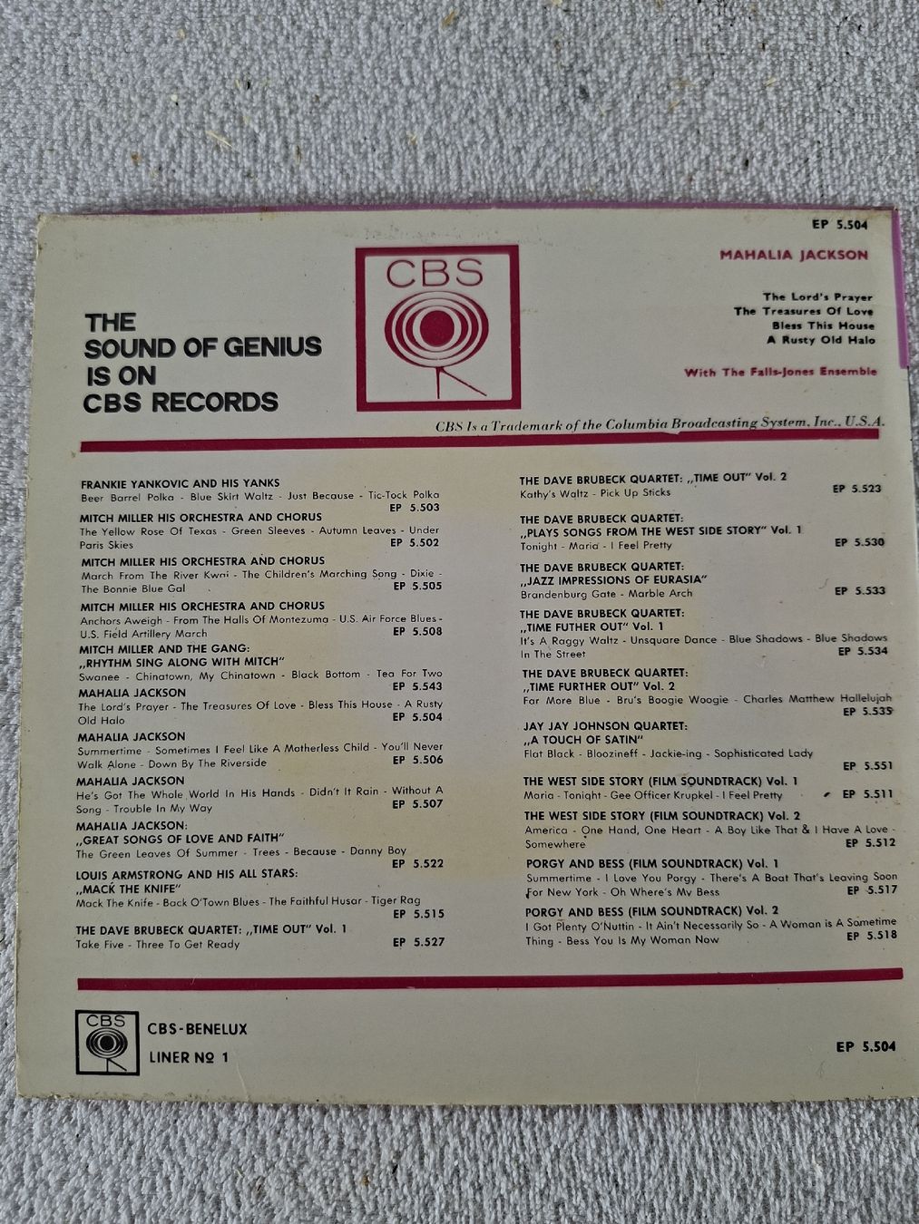 Dischi in vinile: Singles, 3 Stück,  Mahalia Jackson – Usato da Grindelwald venduto da carro5 6